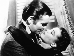 Clark Gable and Vivien Leigh in Gone With The Wind.