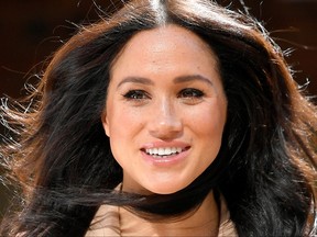 Britain's Meghan Markle, Duchess of Sussex, arrives to meet academics and students during a roundtable discussion on female access to higher education with the Association of Commonwealth Universities, at the University of Johannesburg, Johannesburg, South Africa, October 1, 2019. (REUTERS/Toby Melville)