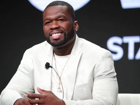 Curtis "50 Cent" Jackson of 'Power' speaks onstage during the Starz segment of the Summer 2019 Television Critics Association Press Tour at The Beverly Hilton Hotel on July 26, 2019 in Beverly Hills, California.