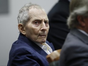 New York real estate scion Robert Durst appears in court for during opening statements in his murder trial on March 4, 2020 in Los Angeles, Calif. (Etienne Laurent -Pool/Getty Images)