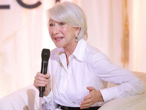 Helen Mirren joins LOréal Paris to celebrate the launch of Age Perfect Cosmetics on March 3, 2020 in Beverly Hills, California.