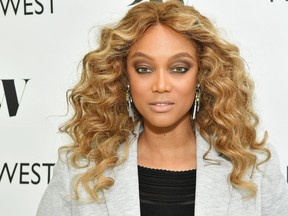Tyra Banks hosts Nine West New campaign launch event in celebration of International Women's Day at ABG West Style Studio on March 5, 2020 in West Hollywood, Calif. (Amy Sussman/Getty Images for ABA)
