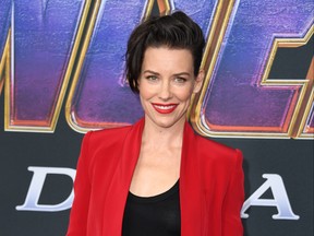 Canadian actress Evangeline Lilly arrives for the World premiere of Marvel Studios' "Avengers: Endgame" at the Los Angeles Convention Center on April 22, 2019 in Los Angeles. (VALERIE MACON / AFP)