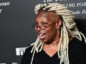US actress Whoopi Goldberg attends the presentation of the Pirelli 2020 Calendar "Looking For Juliet" at Teatro Filarmonico on December 3, 2019 in Verona, Italy.