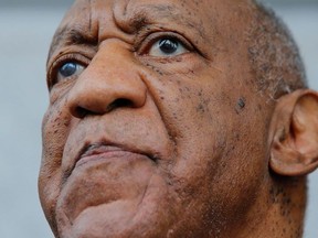 In this file photo taken on June 17, 2017 Bill Cosby exits the courthouse  after a mistrial on the sixth day of jury deliberations of his sexual assault trial at the Montgomery County Courthouse in Norristown, Pennsylvania.