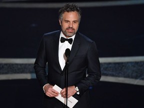 US actor Mark Ruffalo speaks onstage during the 92nd Oscars at the Dolby Theatre in Hollywood, California on February 9, 2020.