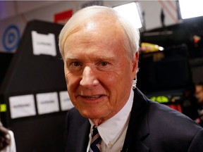 Chris Matthews, host of MSNBC's political show "Hardball"  prepares for interviews in the spin room after the Democratic Presidential Debate at the Fox Theatre on July 31, 2019 in Detroit, Michigan.