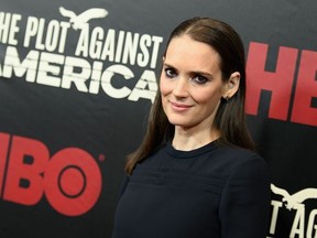 US actress Winona Ryder attends HBO's "The Plot Against America" premiere at Florence Gould Hall on March 4, 2020 in New York City.