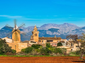 File photo of Algaida on the Spanish island of Mallorca.