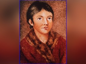 Mary March, also known by her Indigenous name as Demasduit, one of the last Beothuk, is shown in this painting by Lady Hamilton.