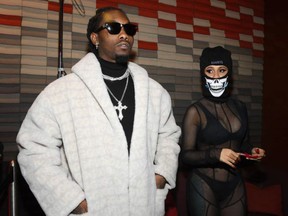 File - Offset and Cardi B attend Paris Fashion Week Men's on January 16, 2020 in Paris.