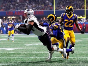 New England Patriots v Los Angeles Rams at Mercedes-Benz Stadium in Atlanta, Georgia, U.S. on February 3, 2019.