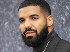 Drake attends the "Top Boy" U.K. premiere at Hackney Picturehouse on Sept. 4, 2019 in London. (John Phillips/Getty Images)