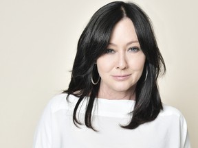Shannen Doherty poses for a portrait in the Getty Images & People Magazine Portrait Studio at Hallmark Channel and American Humanes 2019 Hero Dog Awards at the Beverly Hilton on Oct. 5, 2019 in Beverly Hills, Calif. (Neilson Barnard/Getty Images for Hallmark Channel)