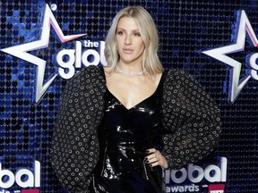 Ellie Goulding attends The Global Awards 2020 at Eventim Apollo, Hammersmith on March 05, 2020 in London, England. (John Phillips/Getty Images)