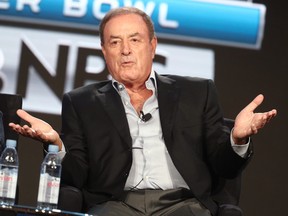 Play-by-Play, 'Sunday Night Football' & Super Bowl LII, Al Michaels speaks onstage during the NBCUniversal portion of the 2018 Winter Television Critics Association Press Tour at The Langham Huntington, Pasadena on January 9, 2018 in Pasadena, California.
