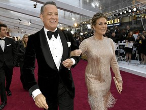 Actors Tom Hanks and Rita Wilson have tested positive for coronavirus while in Australia. (Kevork Djansezian/Getty Images)