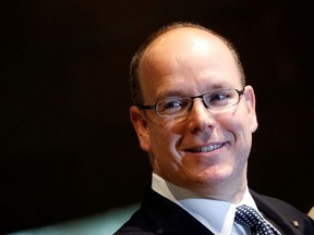 Monaco's Prince Albert II arrives at the Mercedes Benz Museum in Stuttgart, Germany July 10, 2012.