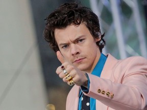 Singer Harry Styles performs on NBC's 'Today' show in New York City, U.S., February 26, 2020.