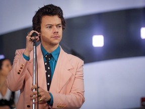 Singer Harry Styles performs on NBC's 'Today' show in New York City, U.S., February 26, 2020.