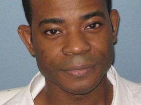 Death row inmate Nathaniel Woods is seen in Atmore, Alabama, in this photo provided March 5, 2020, by the Alabama Department of Corrections.