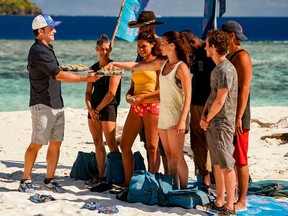 A scene from "Survivor: Winners at War." (CBS)