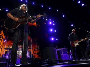 The Who lead singer Roger Daltrey and guitarist Pete Townshend play their first song  Who Are You during  The Who Hits 50! tour at the ACC in  Toronto, Ont. on Tuesday March 1, 2016. Jack Boland/Toronto Sun/Postmedia Network