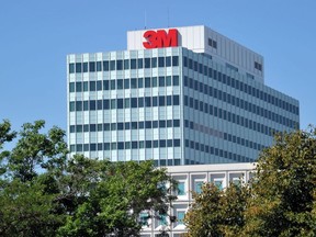 In this file photo taken on August 25, 2011, the 3M headquarters in Woodbury, Minnesota. (KAREN BLEIER/AFP via Getty Images)