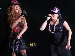 Salt-N-Pepa at the I Love the '90s Tour at Shaw Conference Centre.