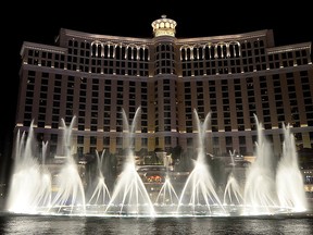 A general exterior view of The Fountains of Bellagio on Oct. 16, 2013, in Las Vegas.