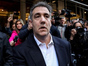 Michael Cohen, U.S. President Donald Trump's former lawyer, leaves his apartment to report to prison in Manhattan, May 6, 2019.