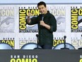 Tom Cruise speaks at the 'Top Gun: Maverick' panel during Comic-Con International at San Diego Convention Center on July 18, 2019 in San Diego. (Kevin Winter/Getty Images)