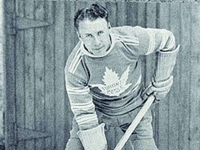 Ken Doraty was the unlikely hero of the longest game in Maple Leafs history, scoring the winning goal in a 1933 semifinal against the Boston Bruins. Postmedia files