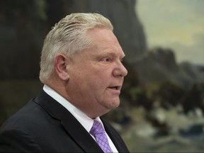 Ontario Premier Doug Ford says the provincial government will soon release its framework for re-opening the economy.