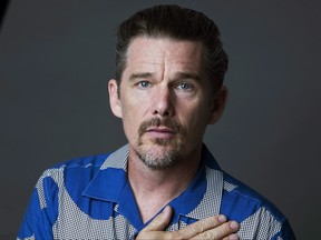 Actor-director Ethan Hawke poses for a portrait in New York. (Amy Sussman/Invision/AP)