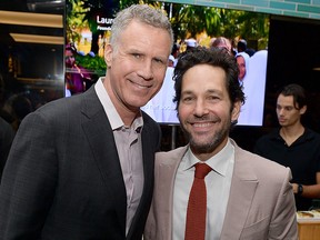 (L-R) Will Ferrell and Paul Rudd attend the Hollywood Foreign Press Association and The Hollywood Reporter Celebration of the 2020 Golden Globe Awards Season and Unveiling of the Golden Globe Ambassadors at Catch on Nov. 14, 2019, in West Hollywood, Calif.