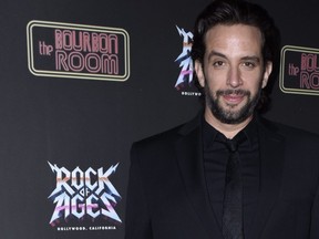 Nick Cordero attends the opening night Of Rock Of Ages Hollywood at The Bourbon Room on Jan. 15, 2020 in Hollywood, Calif.