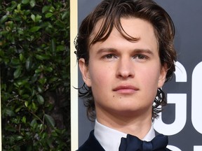 Ansel Elgort attends the 77th Annual Golden Globe Awards at The Beverly Hilton Hotel on Jan. 5, 2020 in Beverly Hills, Calif.