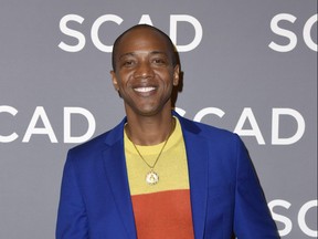 J. August Richards attends SCAD aTVfest 2020 - "Council Of Dads" on February 28, 2020 in Atlanta, Georgia.