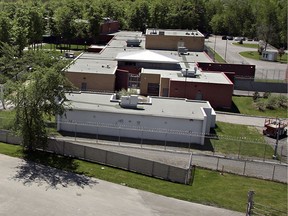 An overhead view of the women's prison in Joliette, Que., on June 1, 2005.