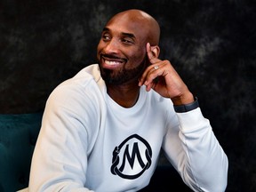 Kobe Bryant poses for a portrait inside of his office in Costa Mesa, Calif., on Jan. 17, 2020.