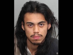 A photo released by Toronto Police of arson suspect Makoons Meawasige-Moore.