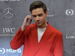 English singer and songwriter Liam Payne poses on the red carpet prior to the 2020 Laureus World Sports Awards ceremony in Berlin on Feb. 17, 2020.