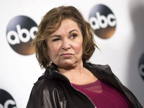 Roseanne Barr attends the Disney ABC Television TCA Winter Press Tour in Pasadena, Calif., on Jan. 8, 2018.