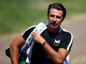 Coach Patrick Mouratoglou before practice at Wimbledon. (REUTERS/Hannah McKay/File Photo)