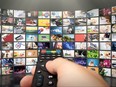 Television streaming video. Media TV on demand