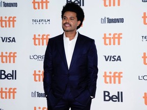 The Weeknd arrives at the international premiere of "Uncut Gems" at the Toronto International Film Festival in Toronto September 9, 2019. (REUTERS/Mark Blinch)