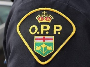 An Ontario Provincial Police uniform.
