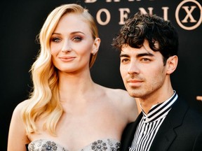 Sophie Turner and Joe Jonas attend the premiere of 20th Century Fox's "Dark Phoenix" at TCL Chinese Theatre on June 04, 2019 in Hollywood, California.