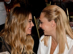 Ashley Benson and Cara Delevingne attend TrevorLIVE NY 2019 at Cipriani Wall Street on June 17, 2019 in New York City.